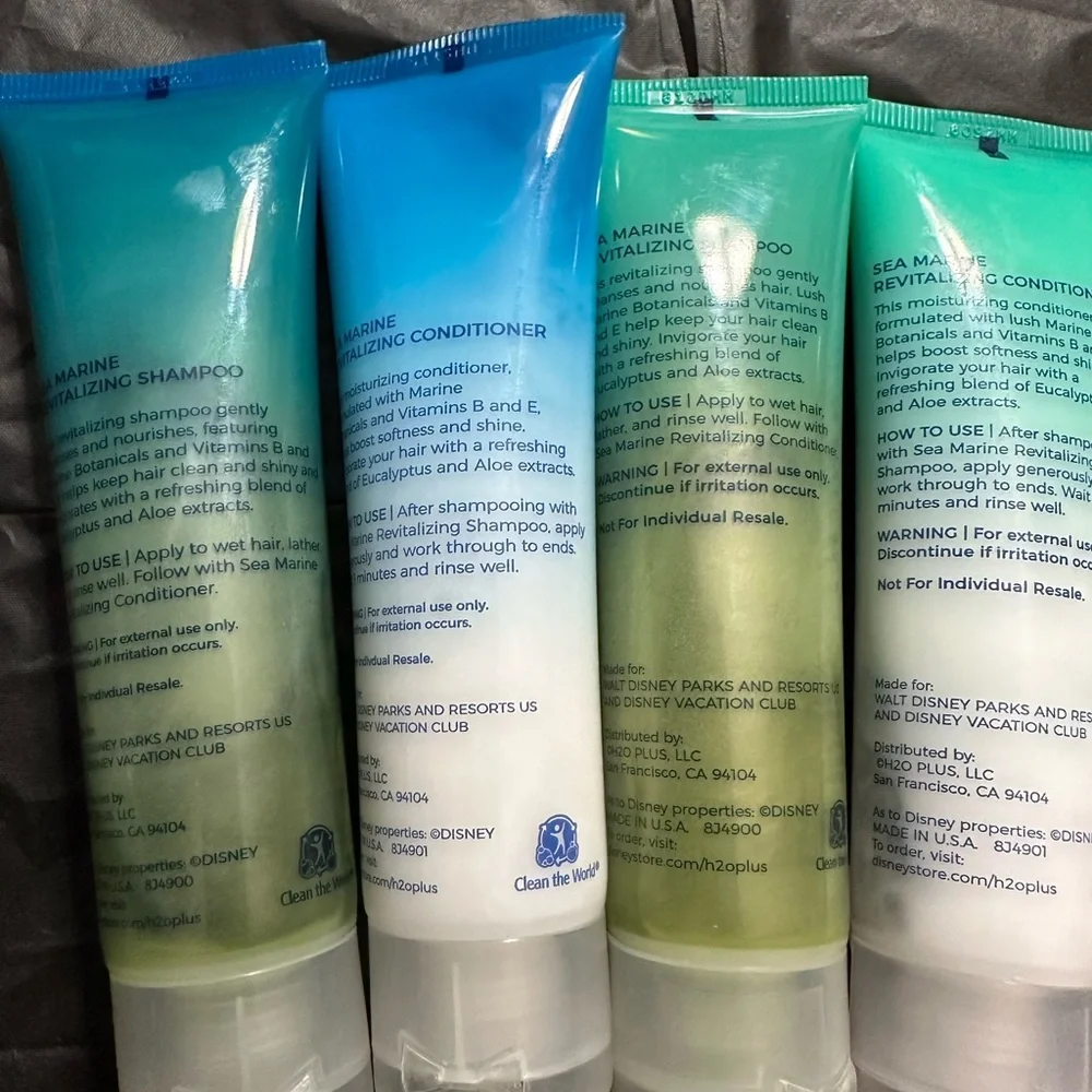 H2O+ Beauty Sea Marine Revitalizing Shampoo and Conditioner Set - Blue and Green - Picture 2 of 4